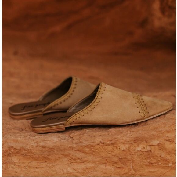 Free People San Marino Leather Slip-on Flats - Picture 2 of 12